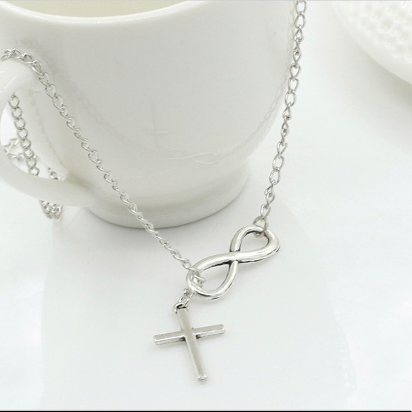 Dainty Christ Infinity Necklace - Picture 2 of 3